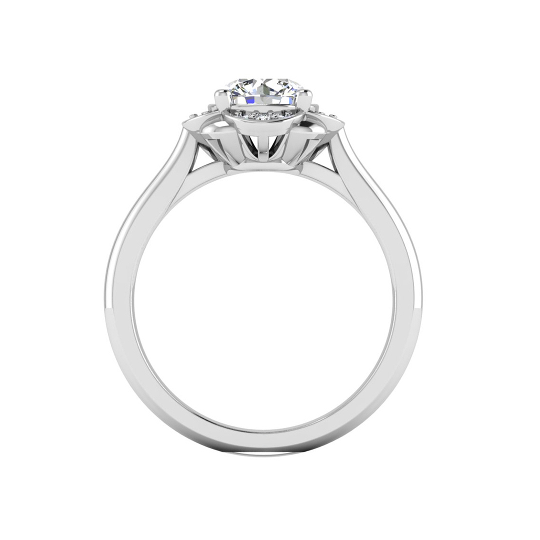 Mariah Halo Engagement Ring